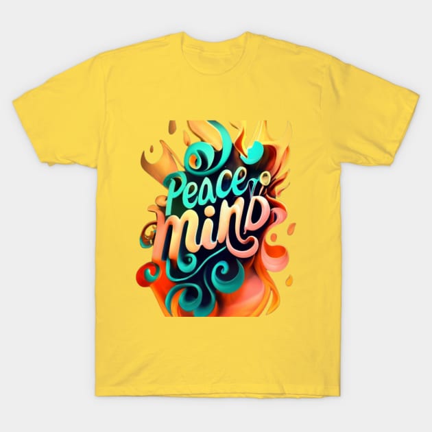 Peace Of Mind T-Shirt by Roseyasmine